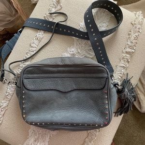 Rebecca Minkoff studded suede bag